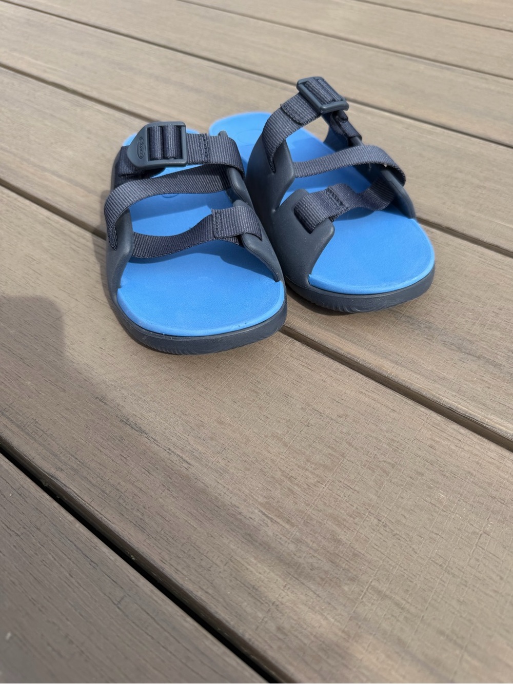 Chaco Kid's Chillos Sandal Blue US Size 5 Adjustable Summer Outdoor Shoes - Picture 5 of 5